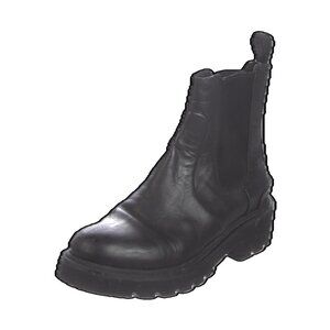 Frye Allison Chelsea Platform Boots in Black Leather - Size 7.5